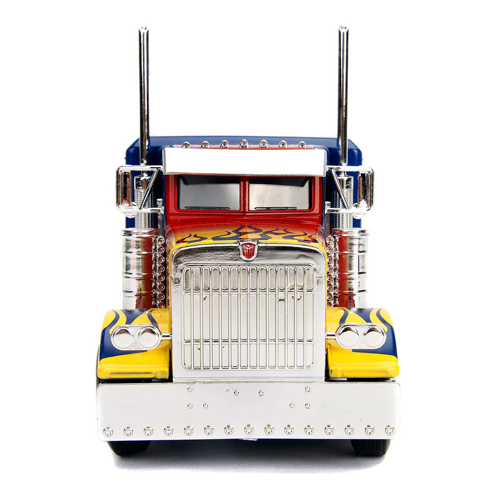 HASBRO Transformers Hollywood Rides T1 Optimus Prime Die-cast Vehicle, Scale 1:24, Multi-colour (253115004)