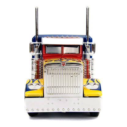 HASBRO Transformers Hollywood Rides T1 Optimus Prime Die-cast Vehicle, Scale 1:24, Multi-colour (253115004)