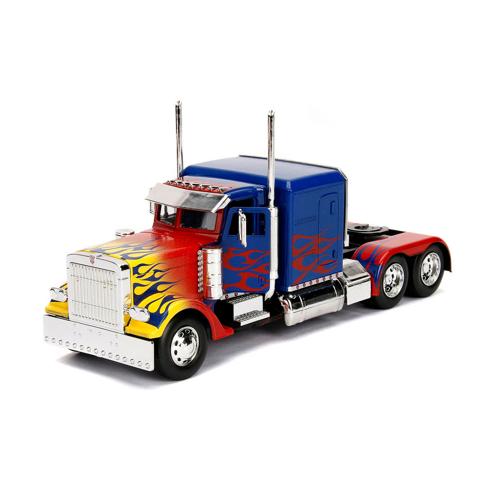 HASBRO Transformers Hollywood Rides T1 Optimus Prime Die-cast Vehicle, Scale 1:24, Multi-colour (253115004)