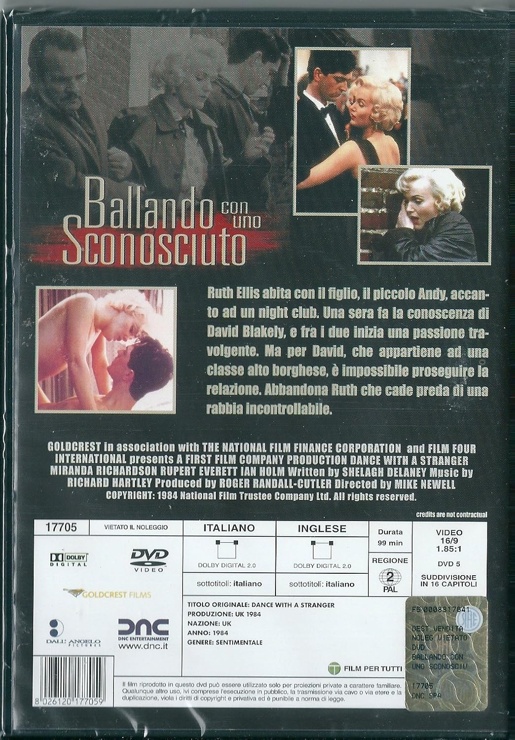 Ballando Con Uno Sconosciuto Region Free