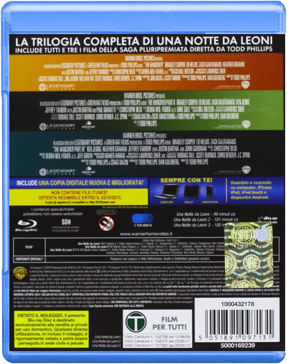 Una Notte Da Leoni Trilogia (Box 3 Br