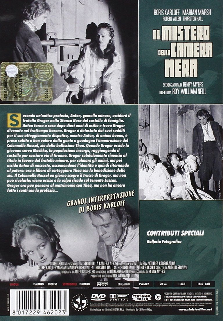 il mistero della camera nera dvd Italian Import