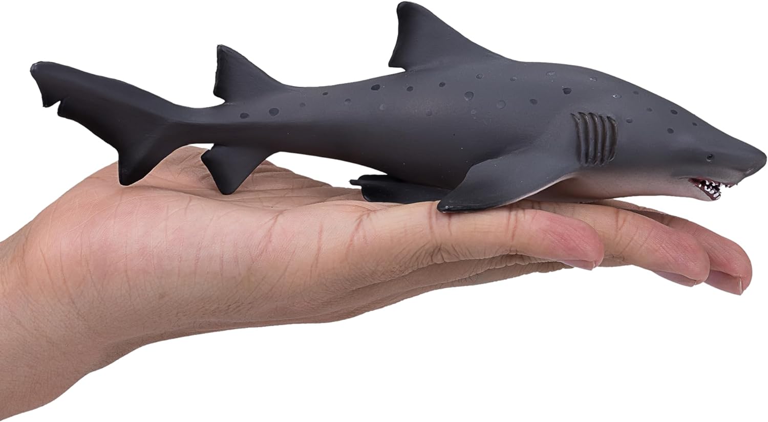 MOJO- Animal Planet Tiburón Toro, Grande, Color Gris (387355