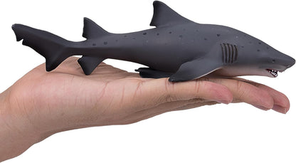 MOJO- Animal Planet Tiburón Toro, Grande, Color Gris (387355
