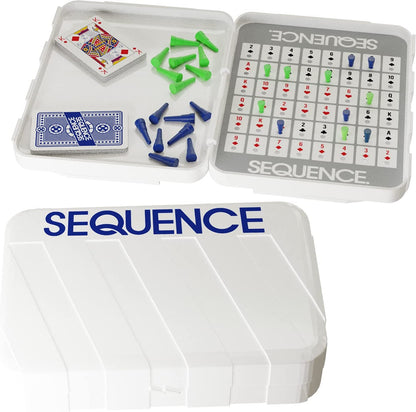 Goliath Games Travel Sequence | Five-in-a-row Fun for Everyone! | Family Strategy Game | For 2 or More Players, Ages 7+, White