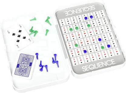 Goliath Games Travel Sequence | Five-in-a-row Fun for Everyone! | Family Strategy Game | For 2 or More Players, Ages 7+, White