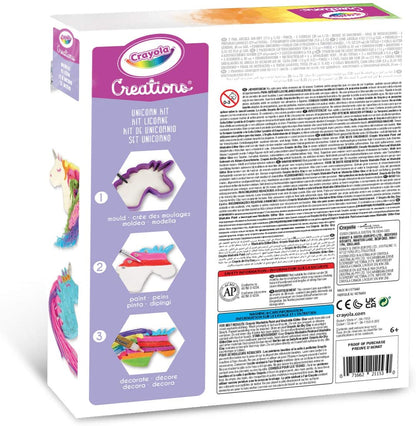 CRAYOLA 04-1153 Creations Unicorn Set-Creative Activity and Gift for Girls Age 8+, No Color