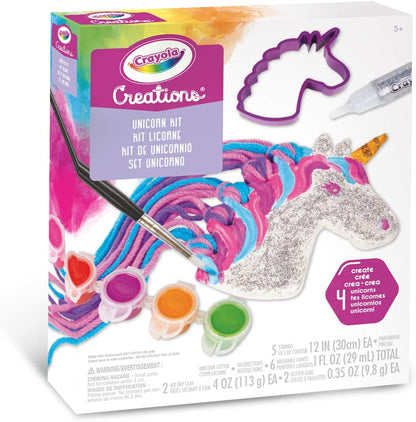 CRAYOLA 04-1153 Creations Unicorn Set-Creative Activity and Gift for Girls Age 8+, No Color