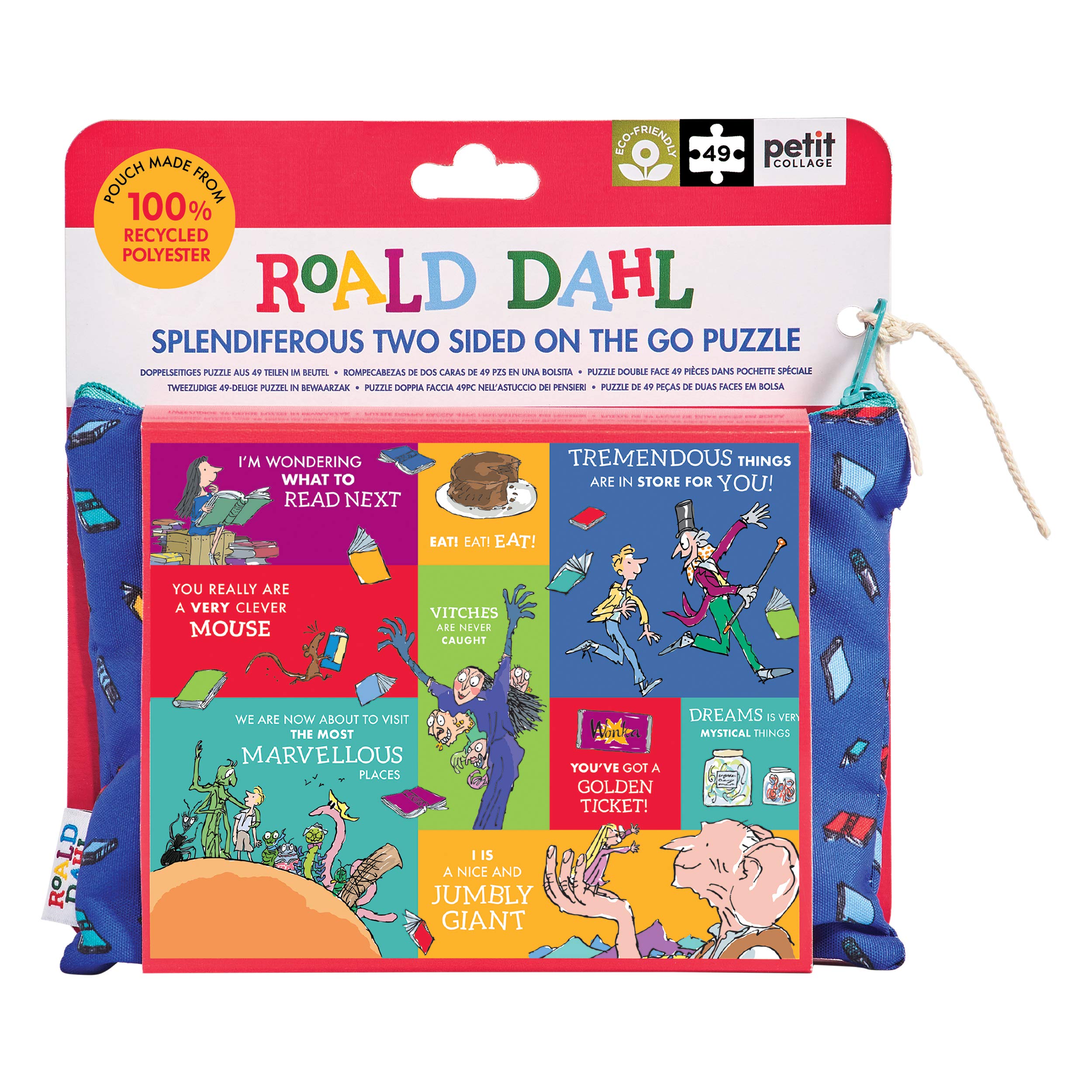 Petit Collage PRD011 Roald Dahl Puzzle, Multi