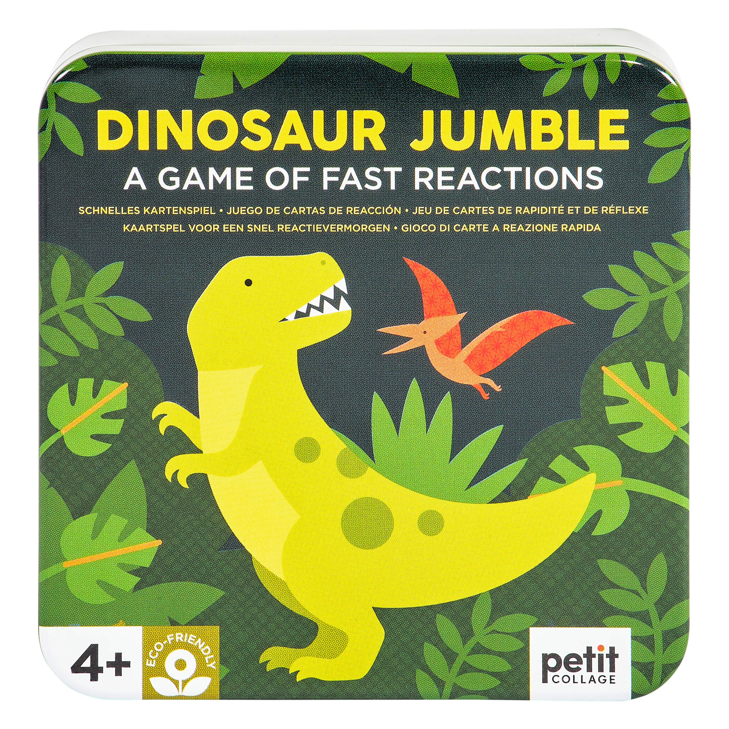 Petit Collage PTC520, Jumble Card Game Dinosaur
