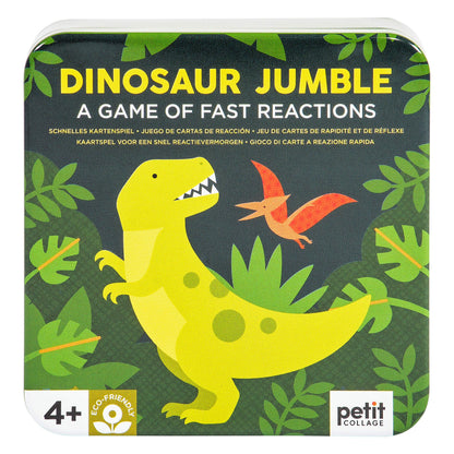 Petit Collage PTC520, Jumble Card Game Dinosaur