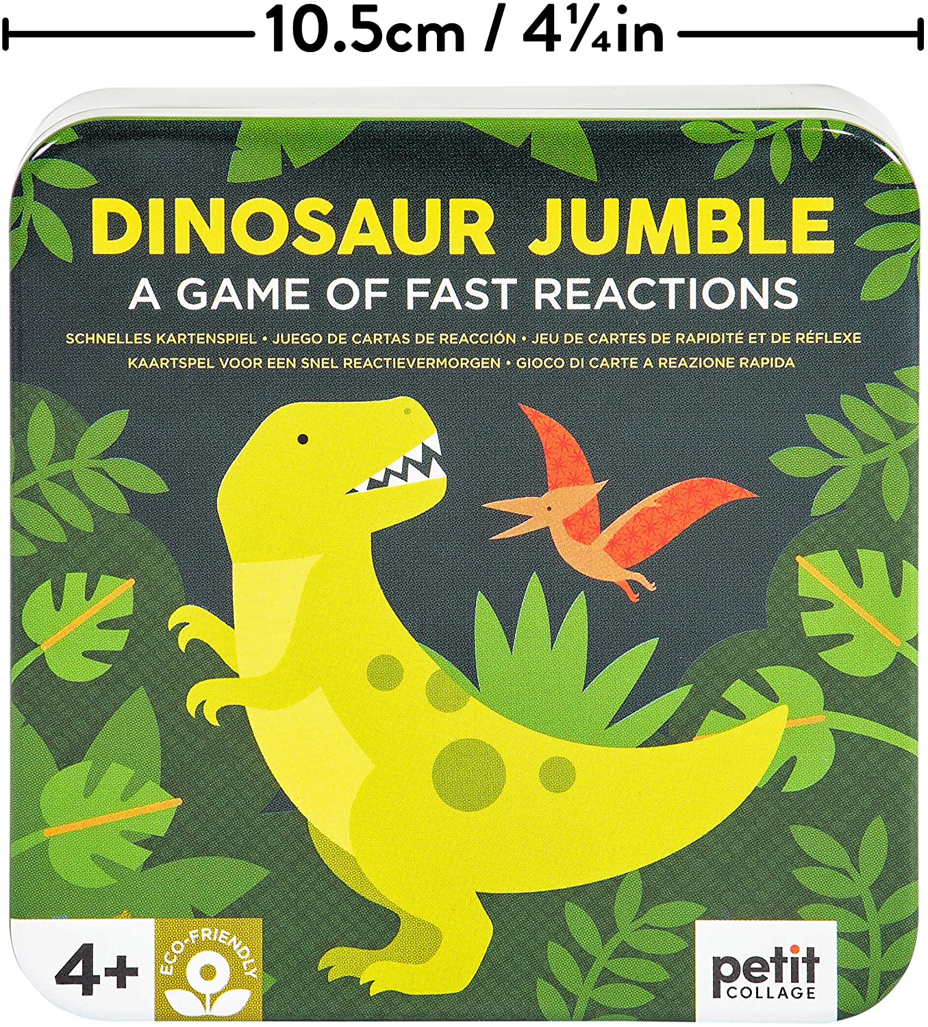 Petit Collage PTC520, Jumble Card Game Dinosaur