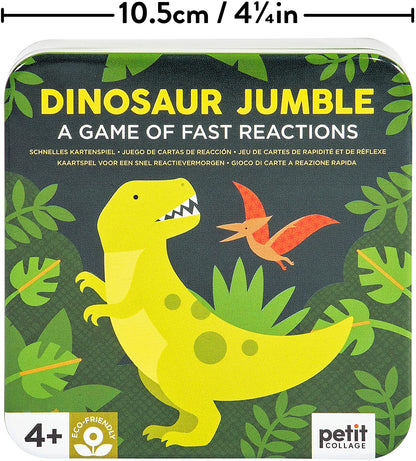 Petit Collage PTC520, Jumble Card Game Dinosaur