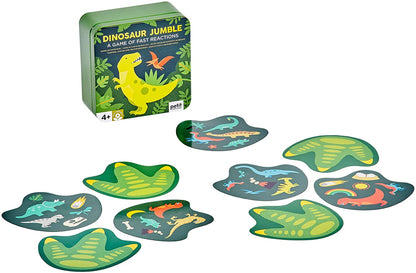 Petit Collage PTC520, Jumble Card Game Dinosaur