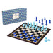 Ridley’s Classic 2-in-1 Chess and Checkers Set – Folding Family Board Games, Includes all Chess and Checkers Pieces, Ideal for Ages 8+ – Great Gift Idea
