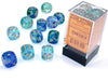 Nebula TM 16 mm d6 Oceanic/Golden Luminary Dice Block? (12 Dices
