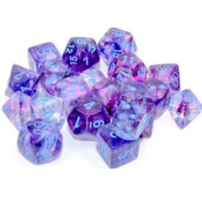 Nebula® 16mm d6 Nocturnal™/blue Luminary™ Dice Block™ (12 dice