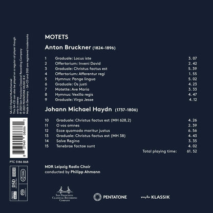 Motets: Music by Anton Bruckner; Michael Haydn