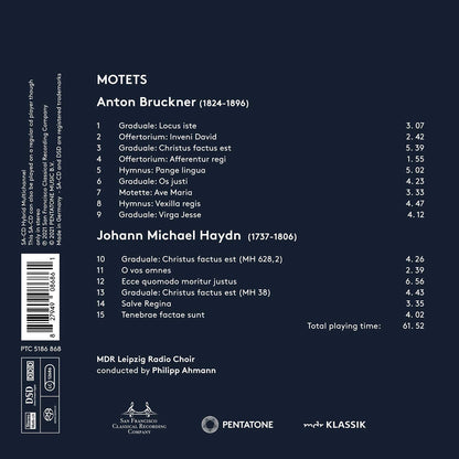 Motets: Music by Anton Bruckner; Michael Haydn