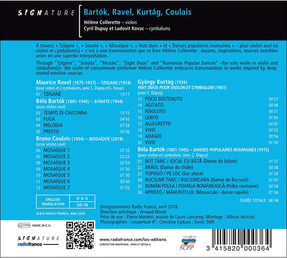 Bartók, Ravel, Kurtág, Coulais