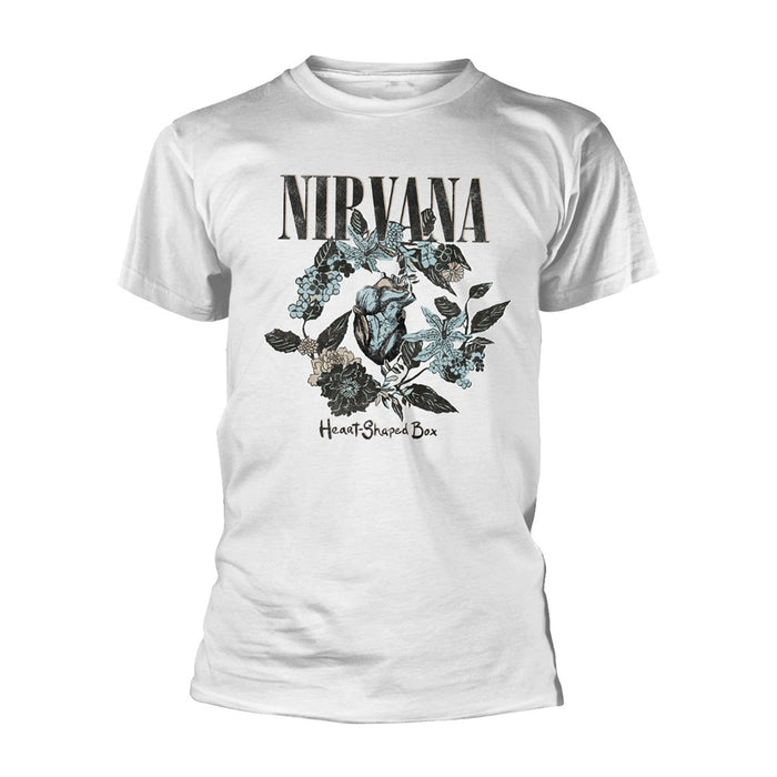 Nirvana Heart Shape Box Men's Short Sleeve T-Shirt White Regular/Regular Fit, white