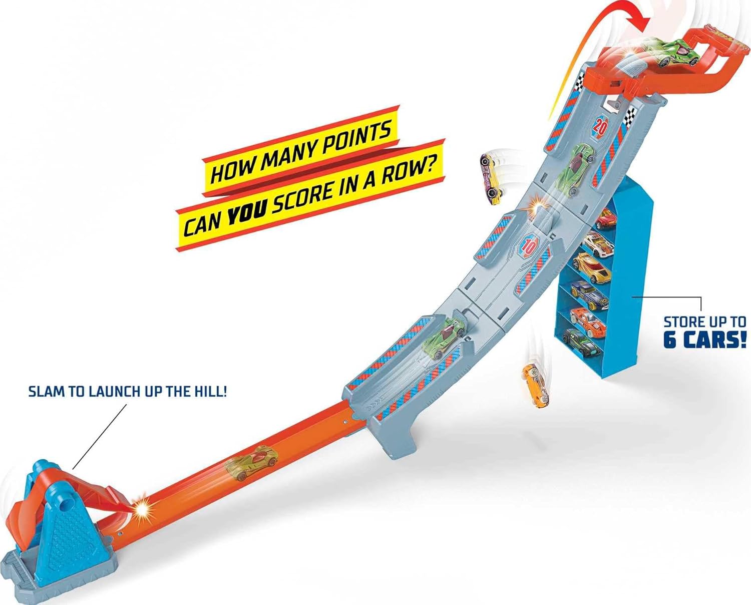 Hot Wheels GBF83 Hill Climb Champion, Multicoloured