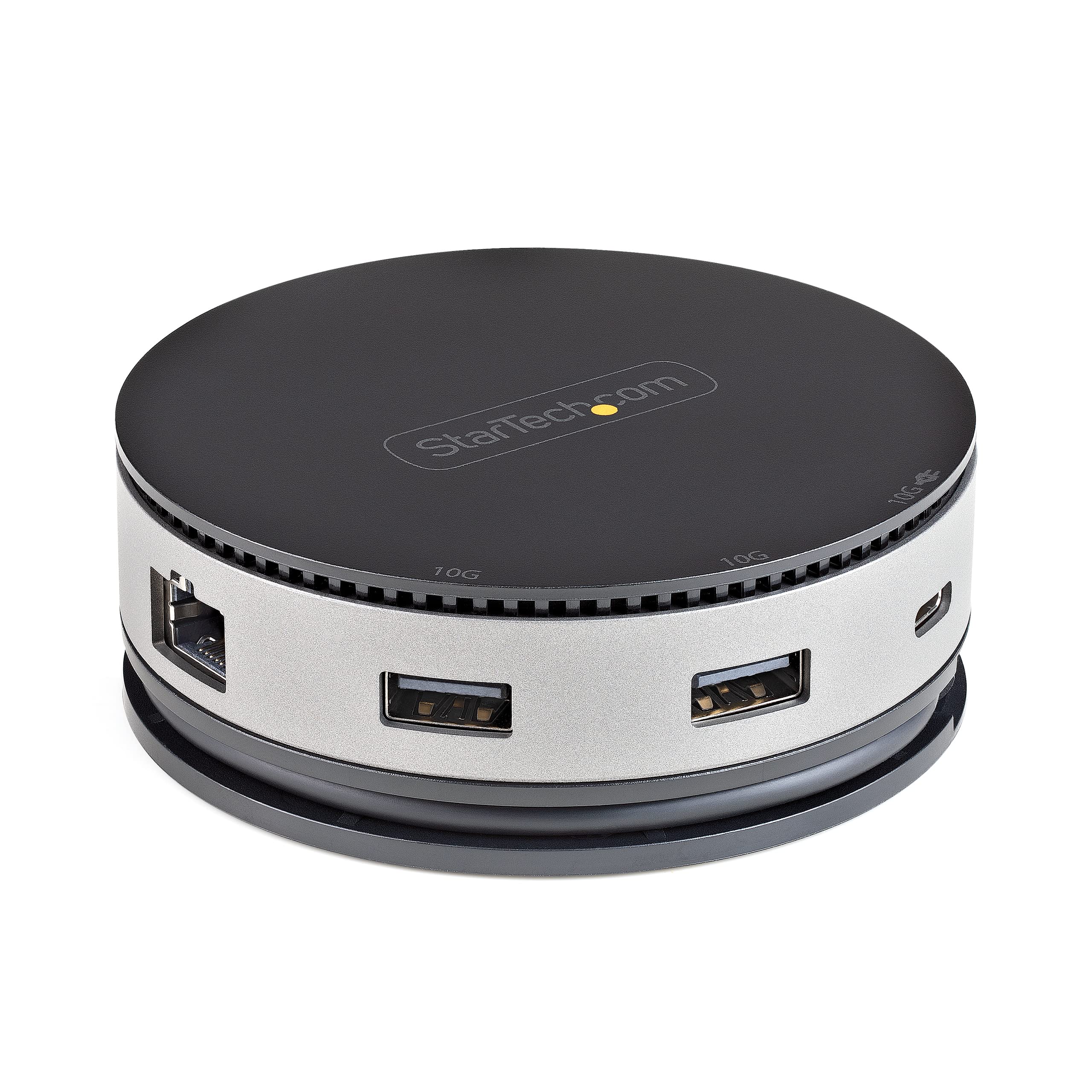 StarTech.com USB C Multiport Adapter - USB 3.1 Gen 2 10Gbps Type-C Mini Dock with 4K 60Hz HDMI/DisplayPort or 1080p VGA - 75W PD Passthrough, 3-Port USB Hub, GbE - Mobile Docking Station (DKT31CHDVCM)