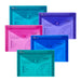 Snopake A5 Polyfile Popper Wallet with Press Stud Closure – Electra Assorted  Ref: 11355