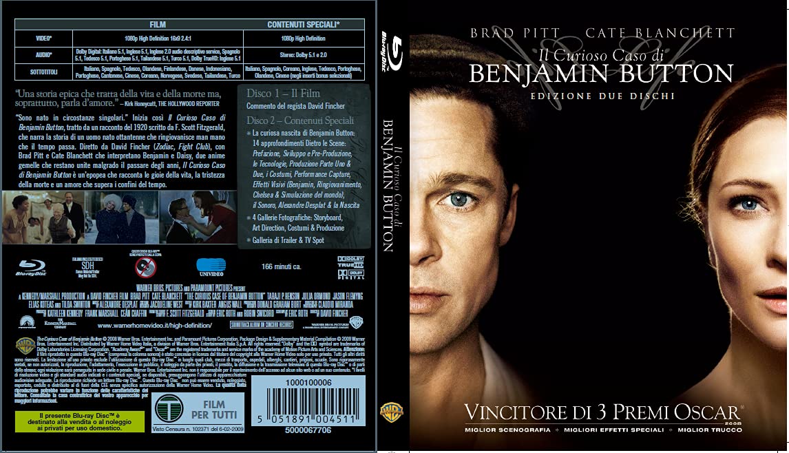 Il Curioso Caso Di Benjamin Button (Special Edition) (2 Blu-Ray)