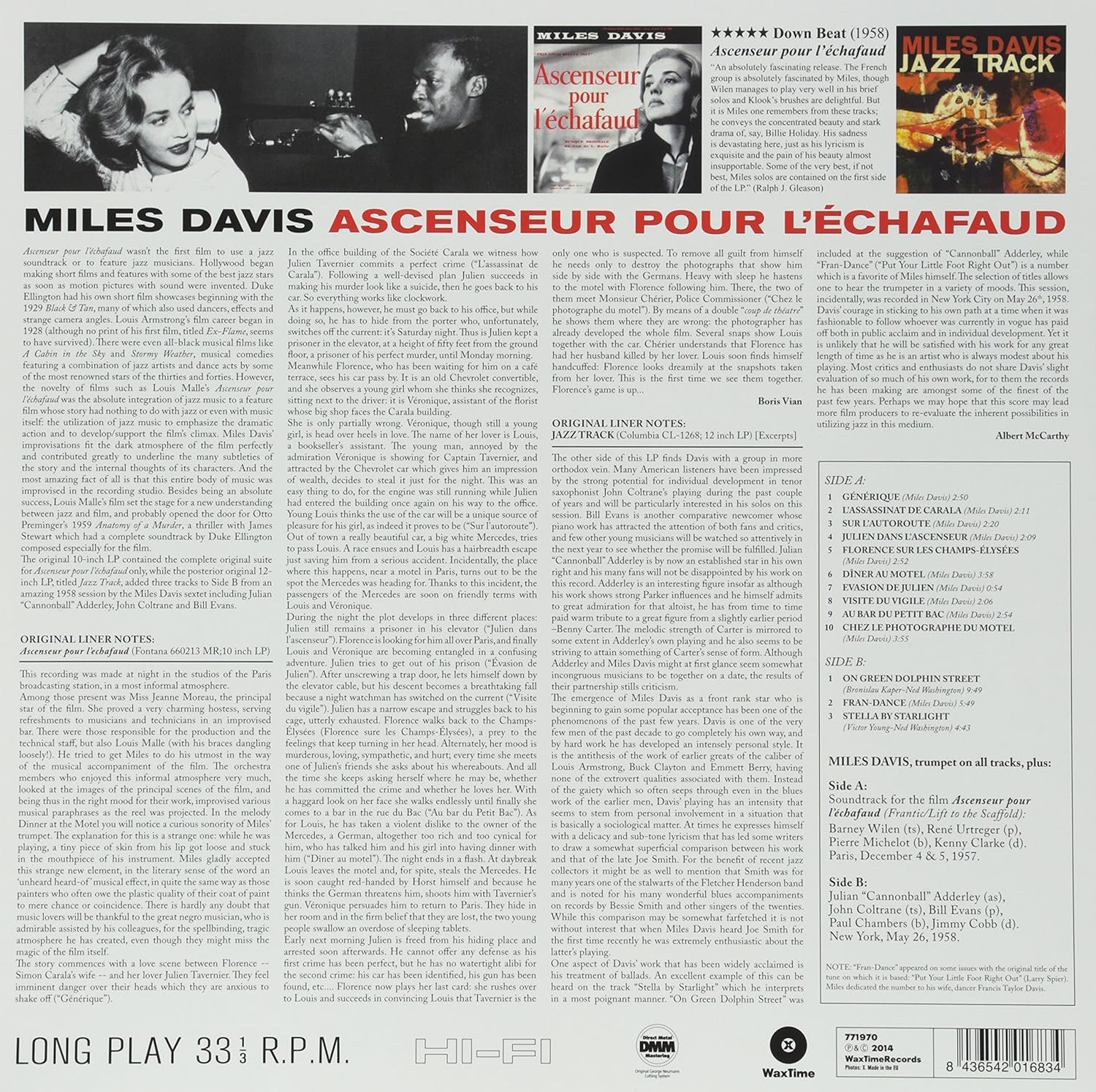 Ascenseur Pour L´Echafaud - Limited