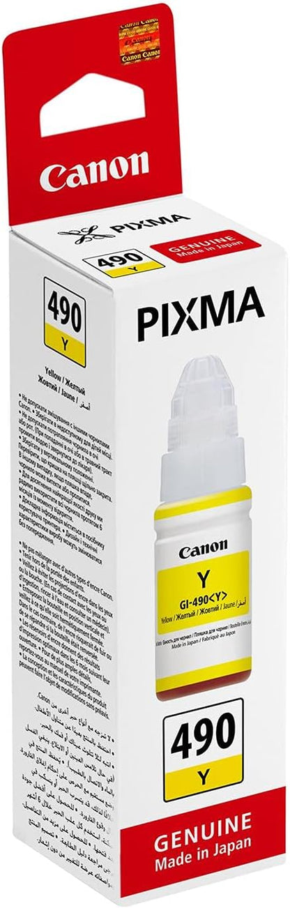 Canon GI490Y passend für Pixma G1400 Tinte Gelb 0666C001 7000 Seiten 70ml