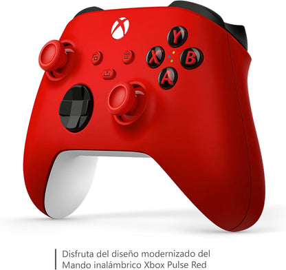 Xbox Wireless Controller Pulse Red Series X/S/One, Windows 10/11, iOS y Android