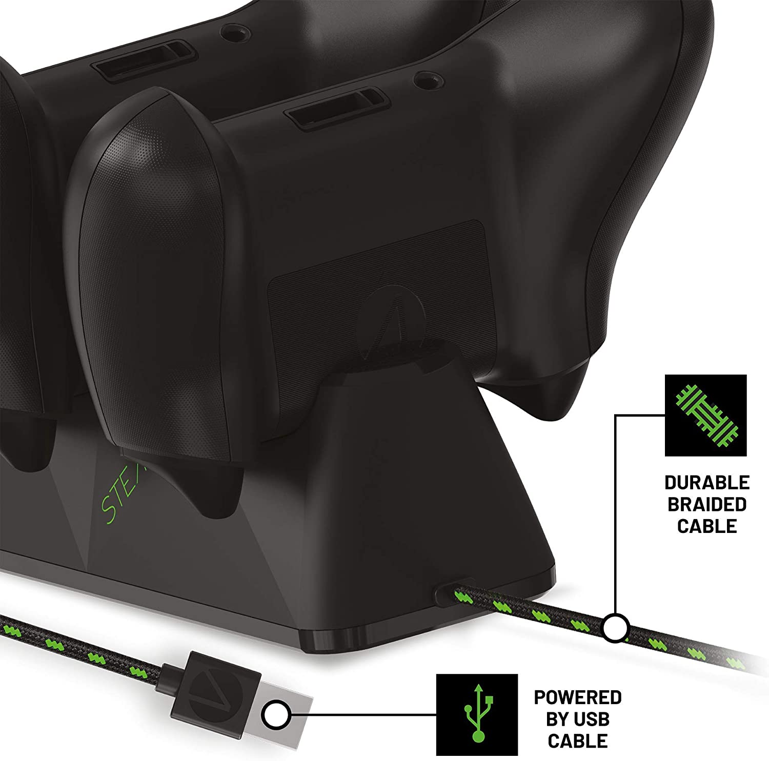 Stealth Sx-C100 X Twin Charging Dock for Xbox Series X/S - Black (Xbox Series X)