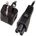 Short Length Intel NUC C5 Cloverleaf UK Mains Cable 60cm