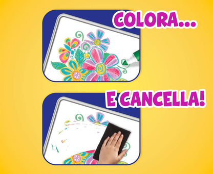 Crayola Pennarelli per Lavagna Bianca Lavabili, 8 Colori Assortiti, Punta Maxi Conica, 03-8223
