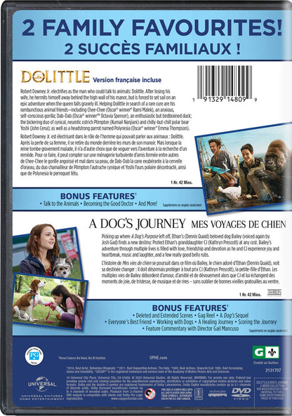Dolittle / A Dog's Journey / Mes Voyages De Chien