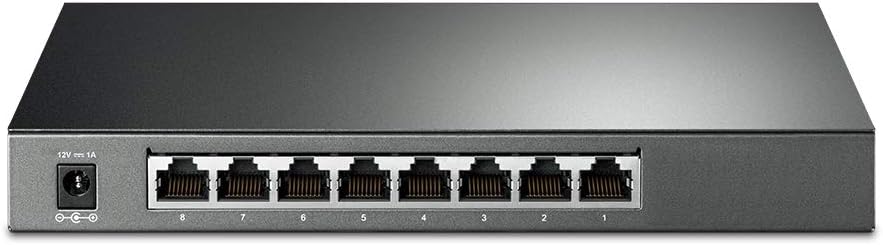 TP-Link JetStream 8-Port Gigabit Smart Switch, L2/L3/L4 QoS and IGMP snooping with Fanless Design, Centralized Management (TL-SG2008