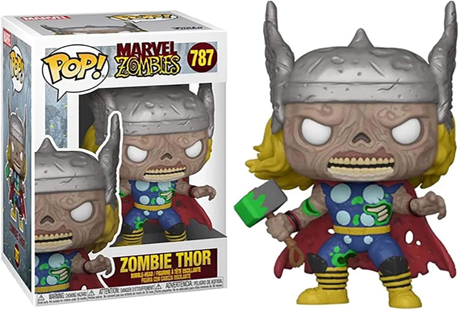 Funko POP! Marvel: Marvel Zombies - Thor - Collectable Vinyl Figure - Gift Idea - Official Merchandise - Toys for Kids & Adults - Comic Books Fans - Model Figure for Collectors and Display