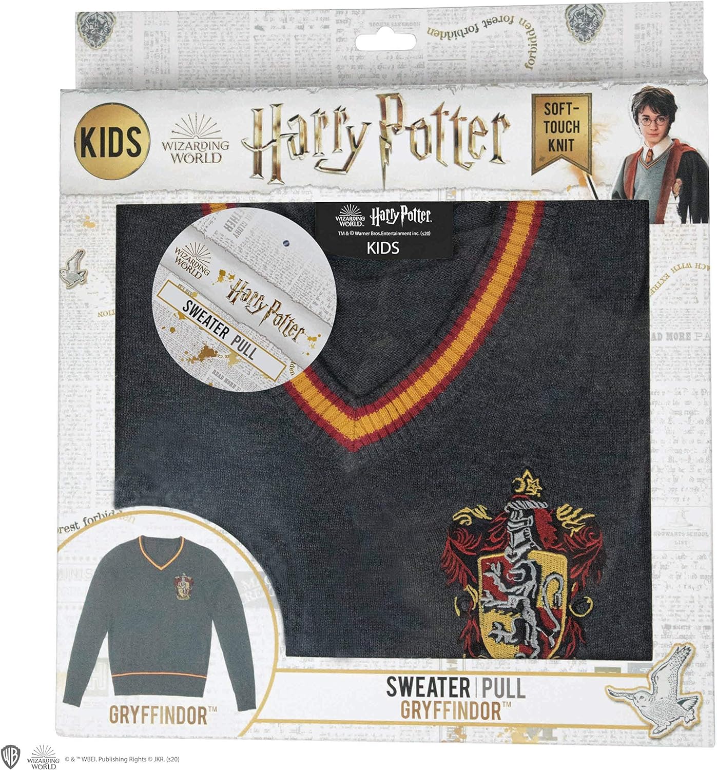 Cinereplicas Harry Potter - Hogwarts Robe - XS(Kids)/S/M/L/XL - Official License