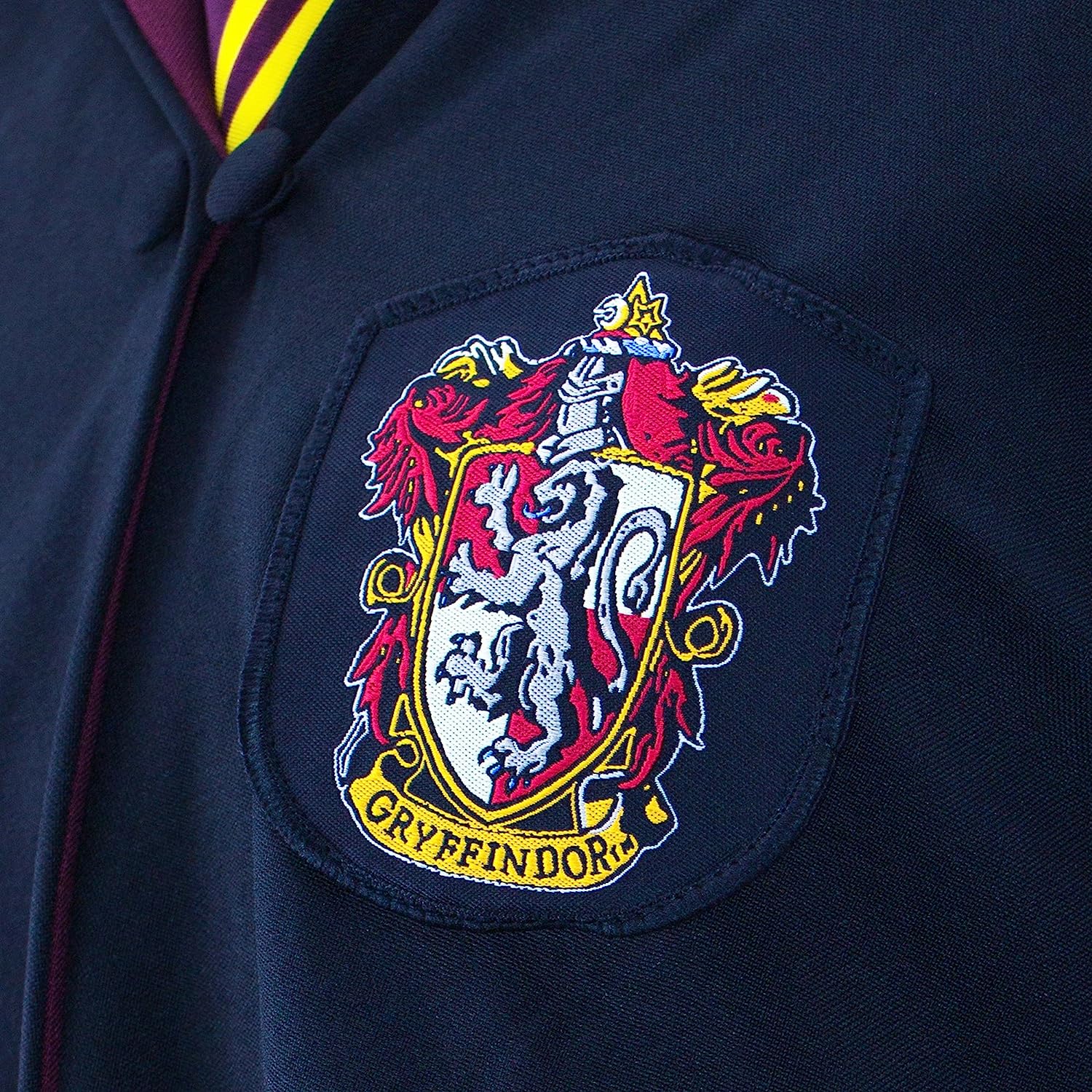 Cinereplicas Harry Potter - Hogwarts Zauberer-Umhang Slytherin/Ravenclaw/Hufflepuff/Gryffindor - XL - Offizielle Lizenz (Gryffindor, XL)