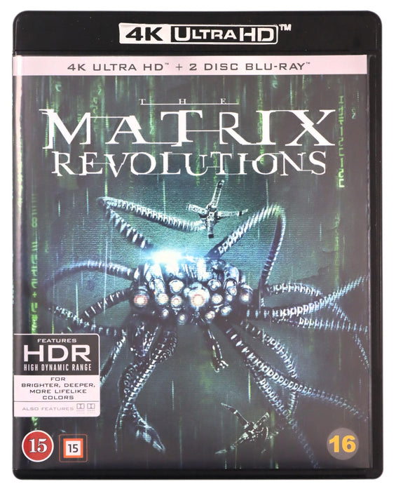 SFStudiosTheMatrix3:RevolutionsBlu-ray4KUltraHDAnglais