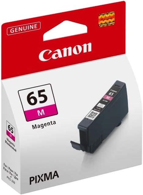 Canon Tinta Magenta CLI-65 M de 12,6 ml para Impresora de inyección de Tinta PIXMA Original