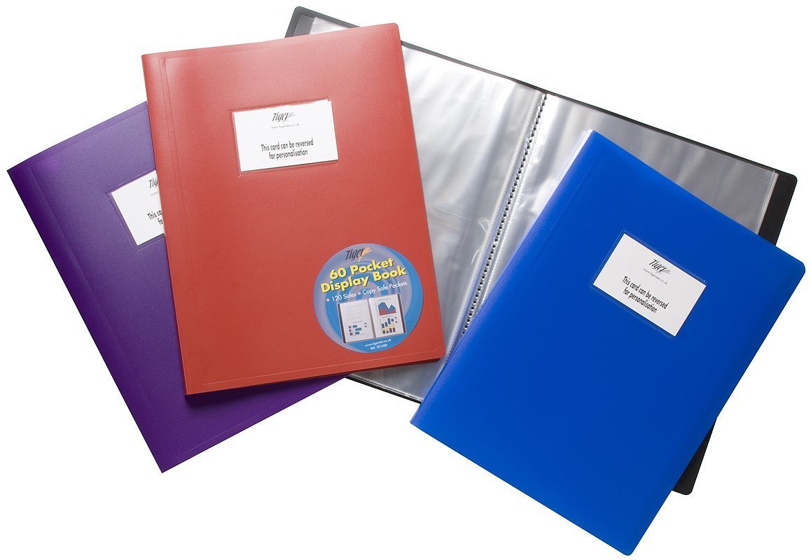 Tiger 60 A4 Pocket Flexi Display Book, 301686