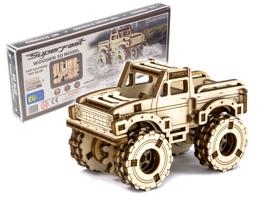 Wooden.City Superfast (Monster Truck 4