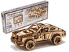 WOODEN.CITY Vintage Cars Rally Car 4 - DIY 3D Wooden Model Kits for Adults to Build Cars - 3D Wooden Puzzles for Adults Brain Teaser - Wood Car Kit Model for 14+ Teens - 113-Part Wooden Car Kit