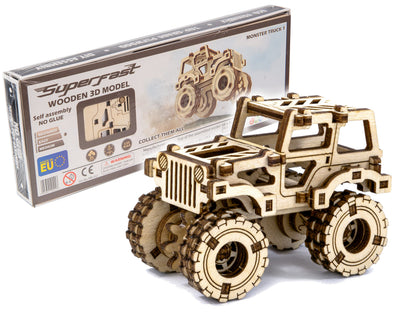Wooden.City Superfast (Monster Truck 1