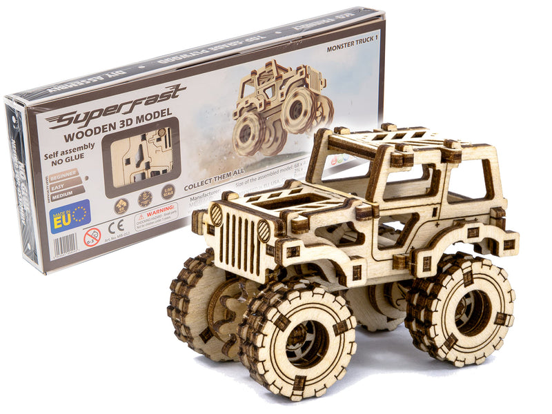 Wooden.City Superfast (Monster Truck 1