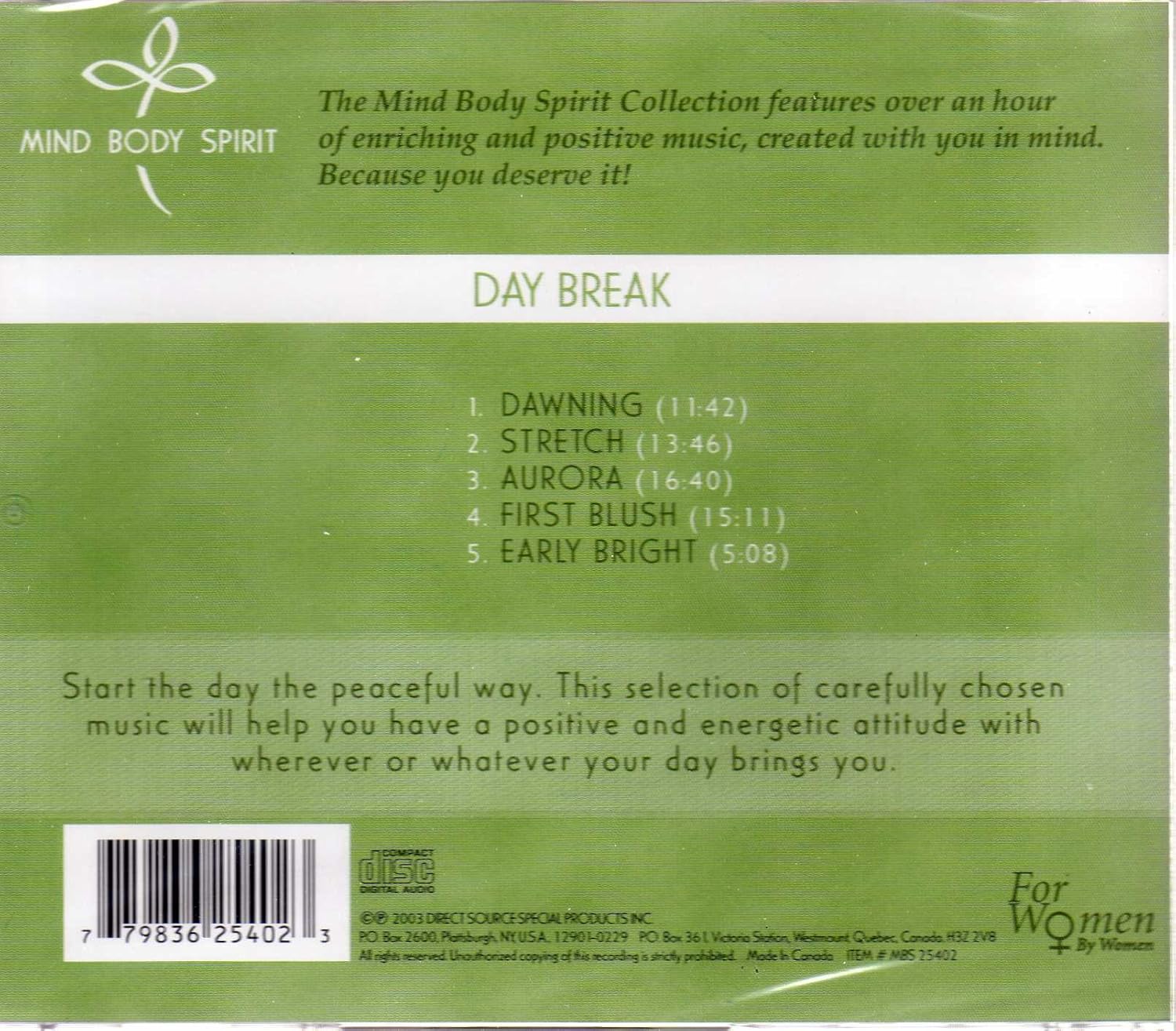 Mind Body Spirit: Day Break