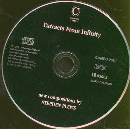 Extracts from Infinity: New Compositions by Stephen Plews