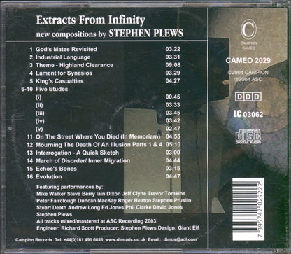 Extracts from Infinity: New Compositions by Stephen Plews